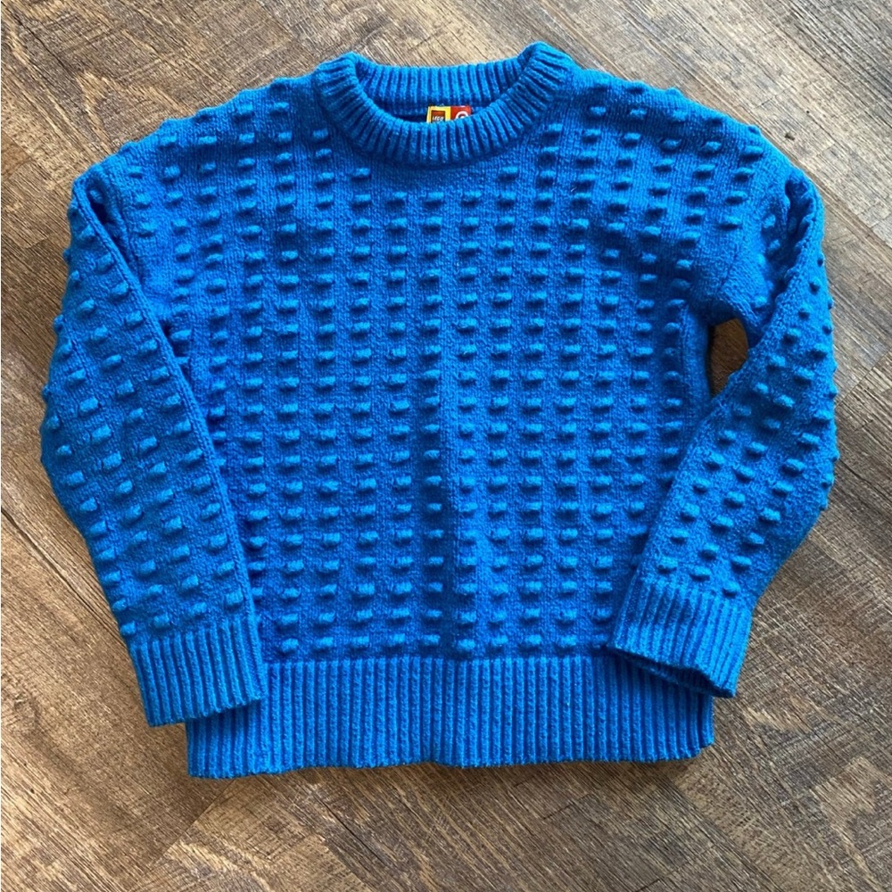 Lego Target children’s youth textured Blue sweater 4t boys